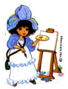 flower fairy painting sticker